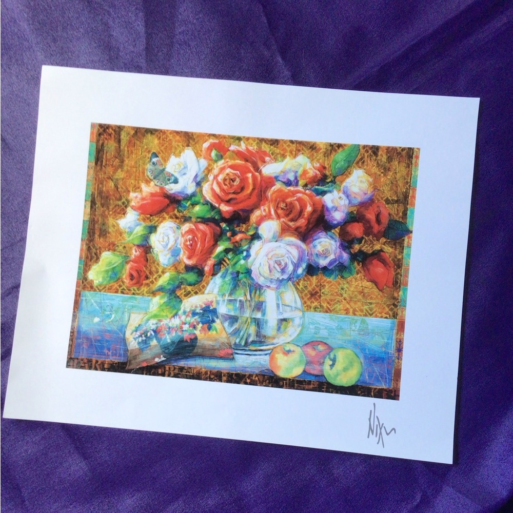 Original Peter Nixon Lithograph with Certificate of Authenticity